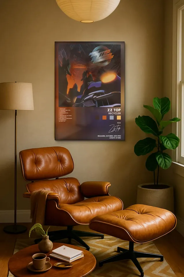 Living Room Calisma Midcentury Eames Corner