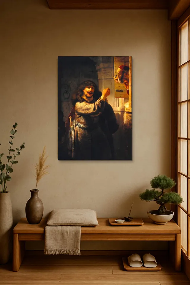 Living Room Japandi Shoji Screen