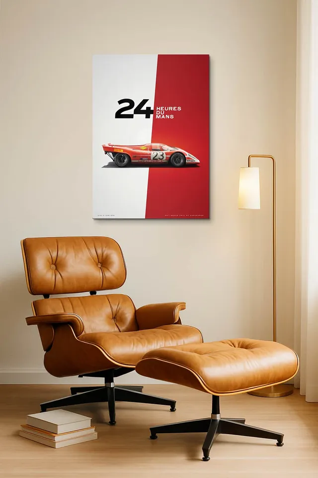 Living Room Okuma Caramel Eames Lounge