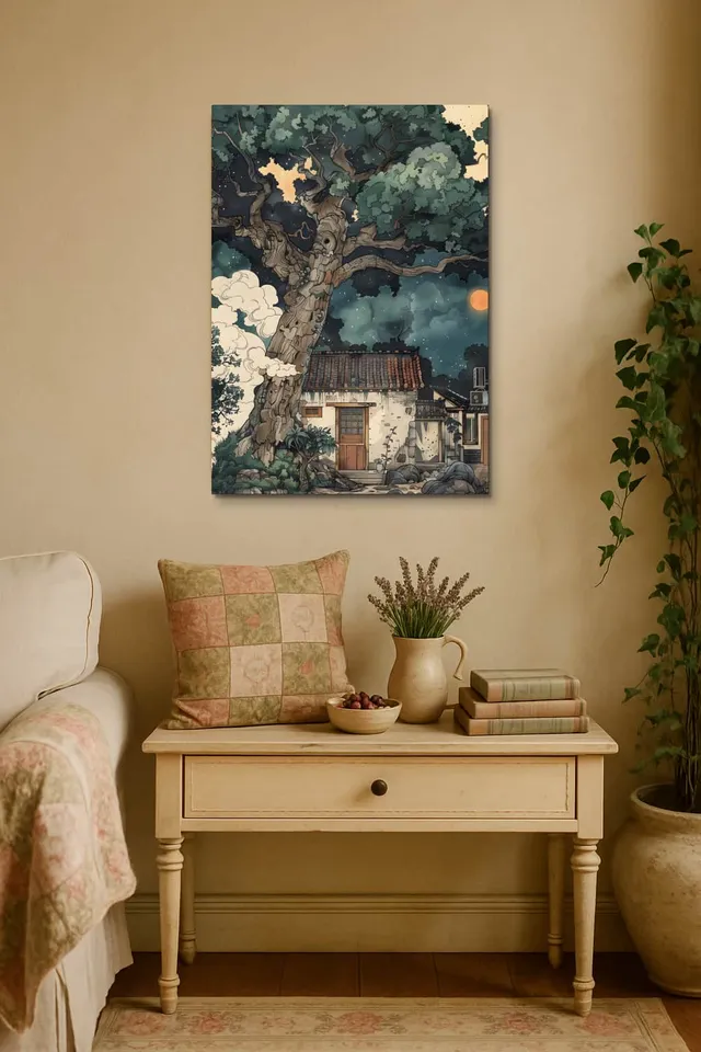Living Room Cozy Cottage Living