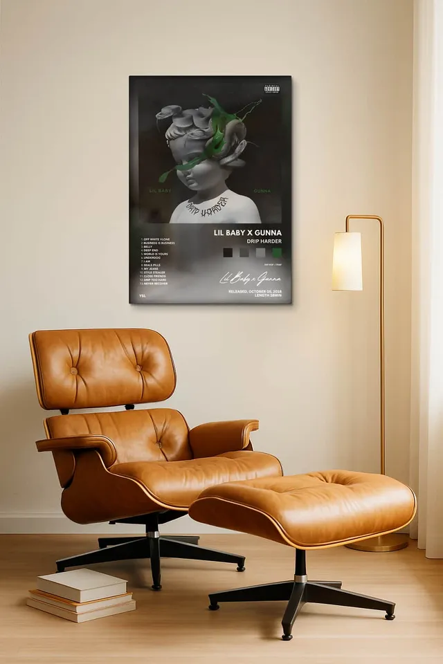 Living Room Okuma Caramel Eames Lounge