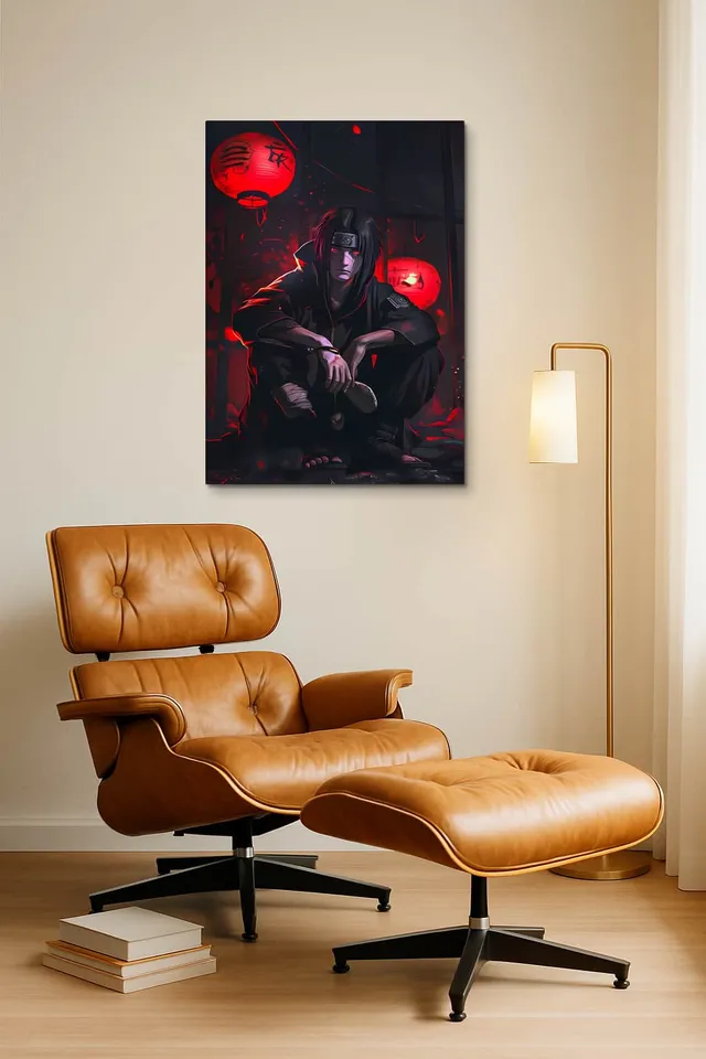 Living Room Okuma Caramel Eames Lounge