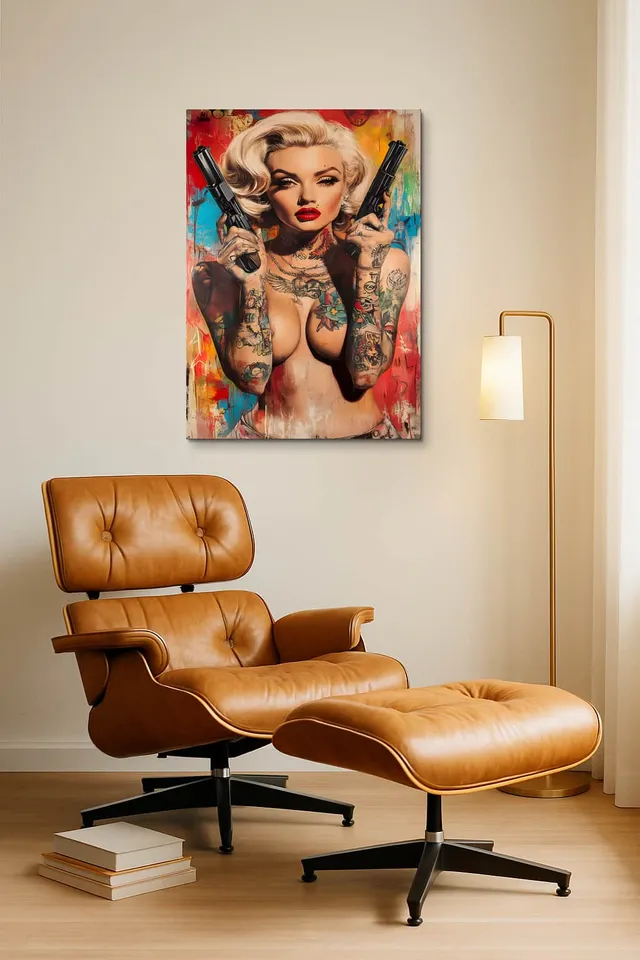 Living Room Okuma Caramel Eames Lounge