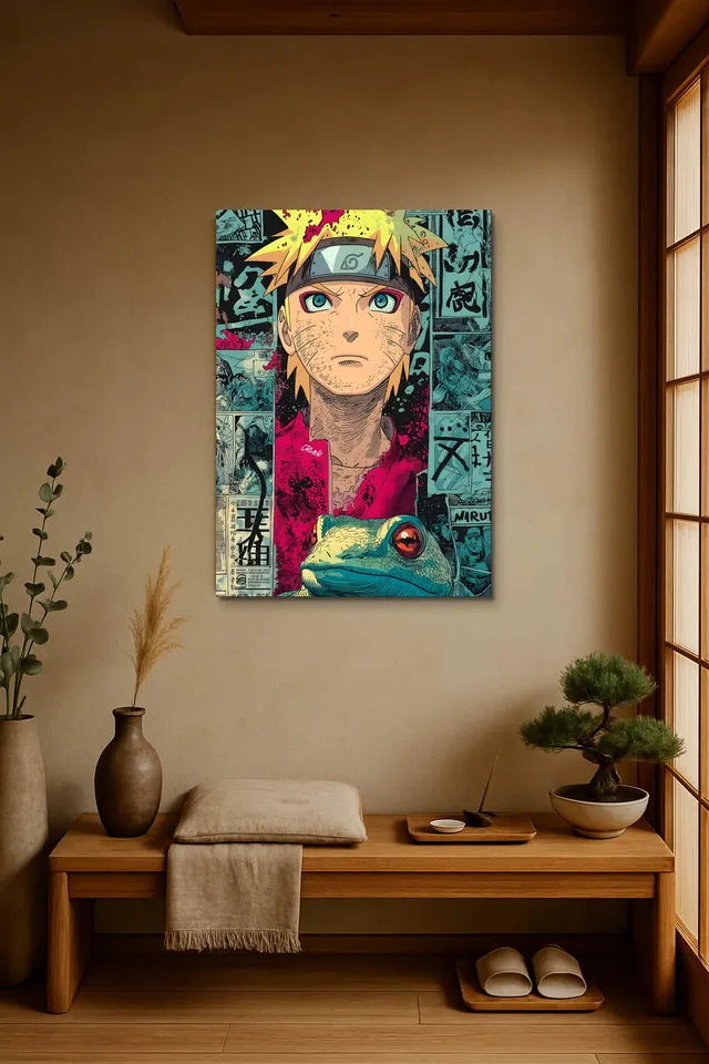 Living Room Japandi Shoji Screen