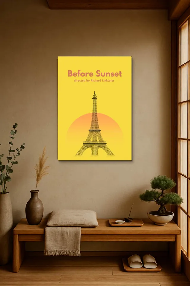 Living Room Japandi Shoji Screen
