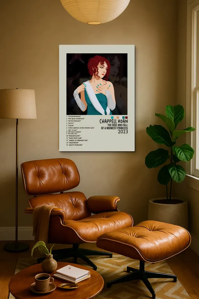 Living Room Calisma Midcentury Eames Corner