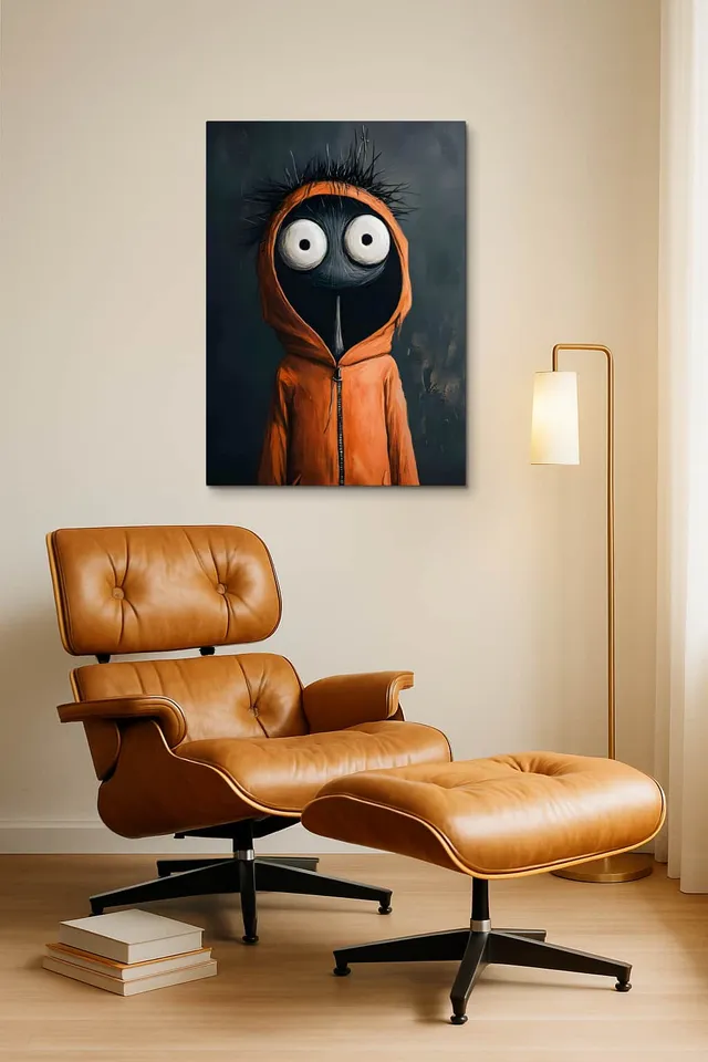 Living Room Okuma Caramel Eames Lounge