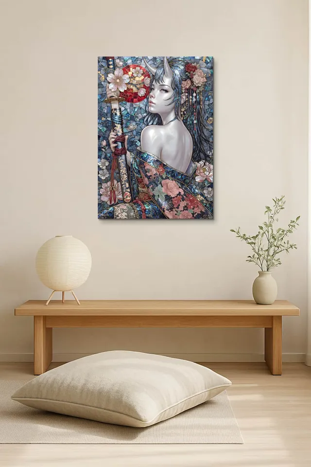 Living Room Salon Japandi Bright Corner