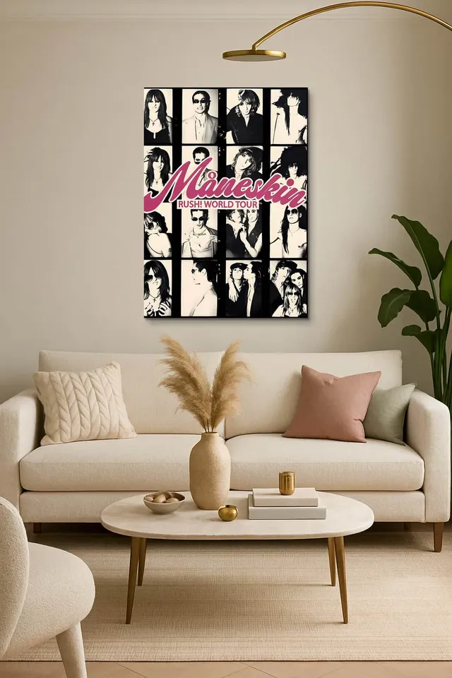 Living Room Salon Decor Italian Marble Sehpa