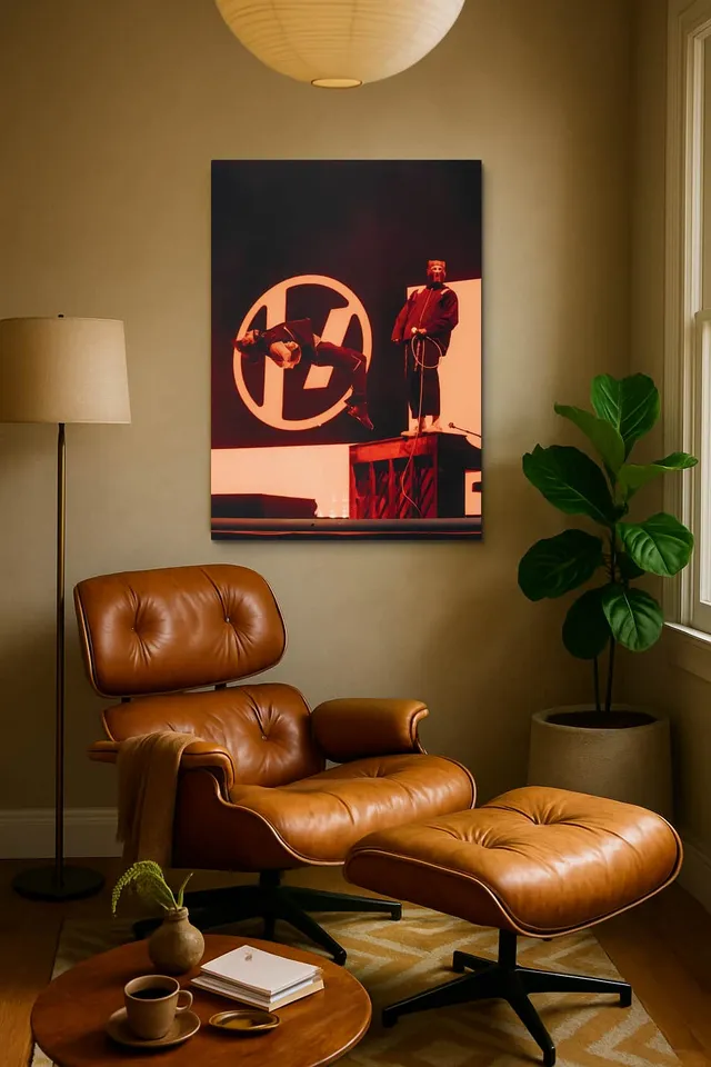 Living Room Calisma Midcentury Eames Corner