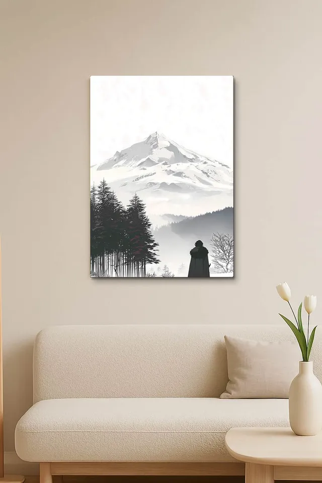 Living Room Salon Nordic Pure White