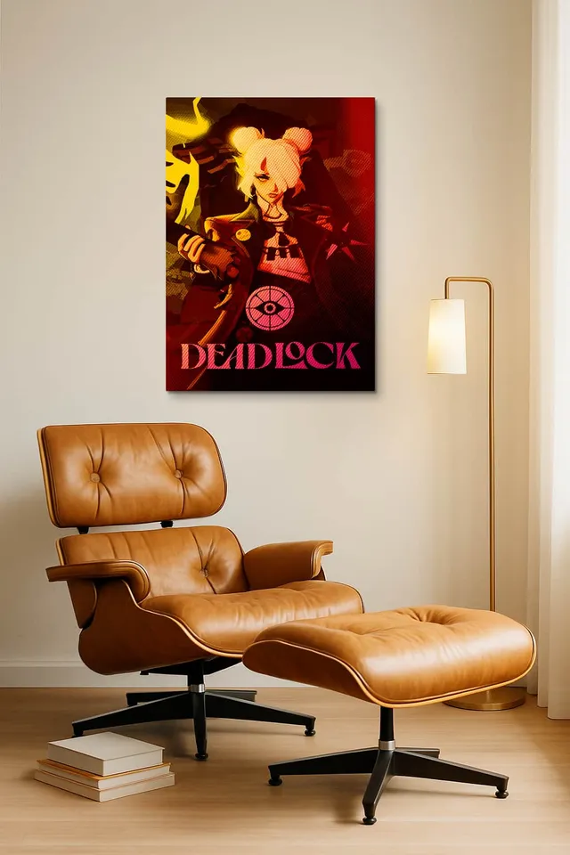 Living Room Okuma Caramel Eames Lounge