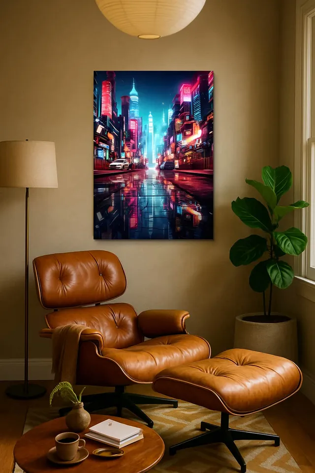 Living Room Calisma Midcentury Eames Corner