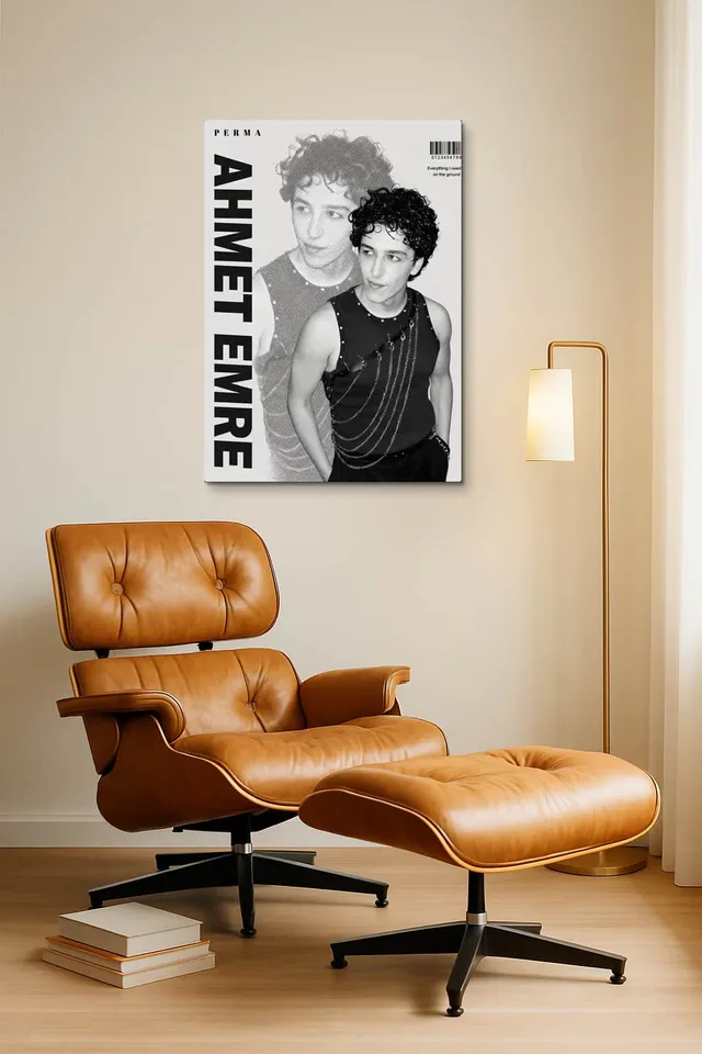 Living Room Okuma Caramel Eames Lounge