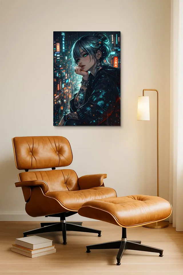 Living Room Okuma Caramel Eames Lounge