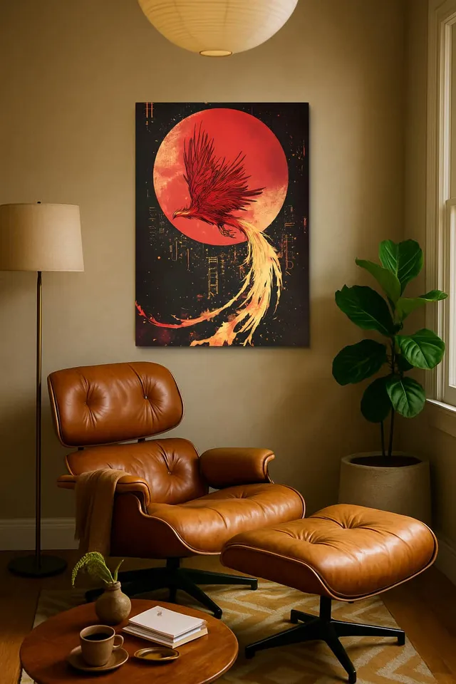 Living Room Calisma Midcentury Eames Corner