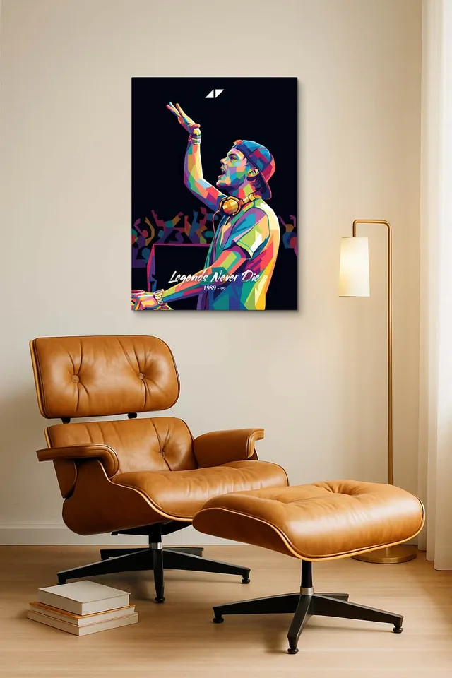 Living Room Okuma Caramel Eames Lounge