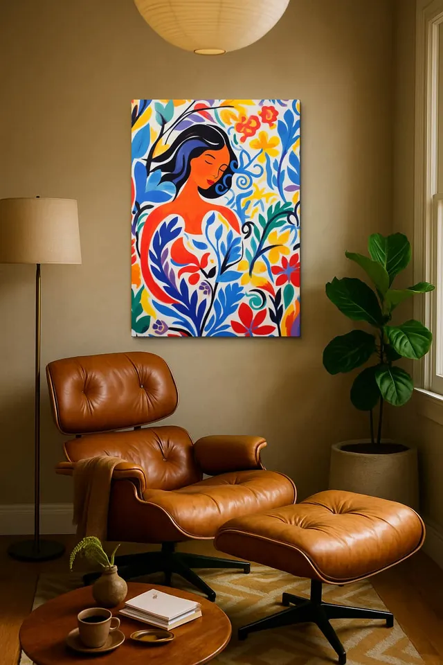 Living Room Calisma Midcentury Eames Corner
