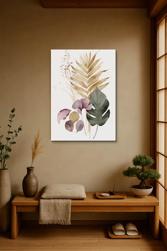 Living Room Japandi Shoji Screen