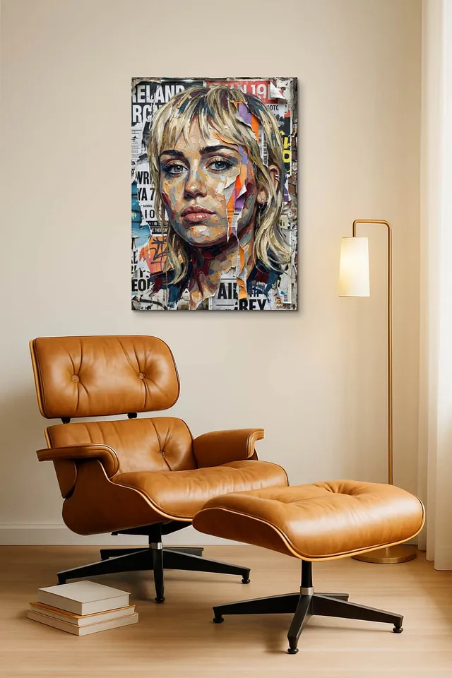 Living Room Okuma Caramel Eames Lounge