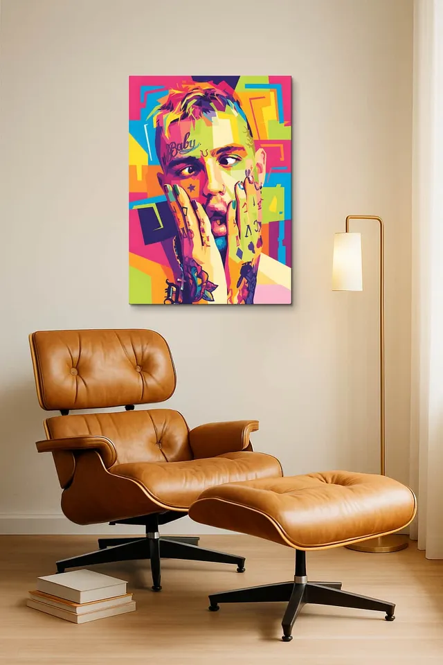 Living Room Okuma Caramel Eames Lounge
