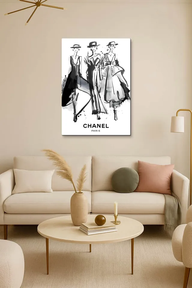 Living Room Salon Decor Cream Armchair Pair