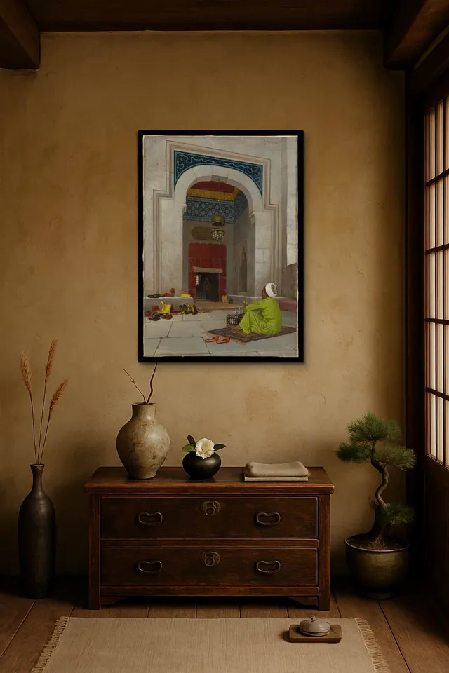 Living Room Wabi Aged Wood