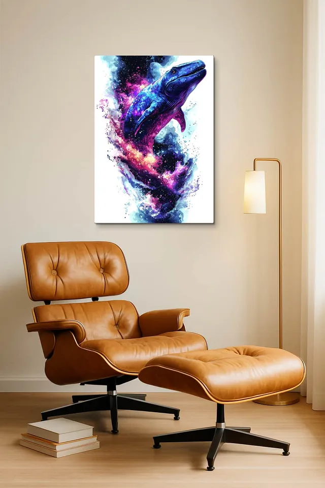 Living Room Okuma Caramel Eames Lounge