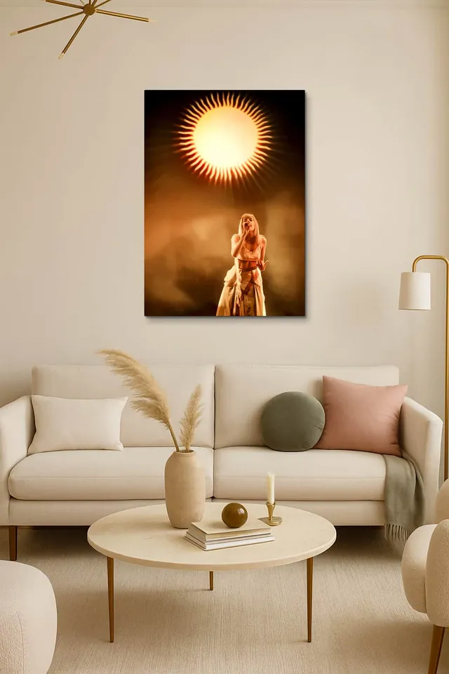 Living Room Salon Decor Cream Armchair Pair