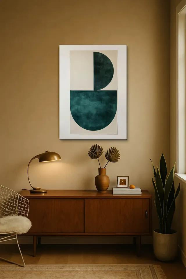 Living Room Midcentury Walnut Credenza
