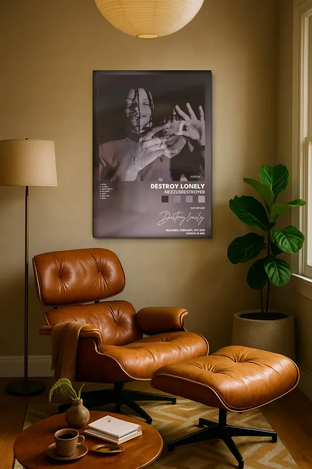 Living Room Calisma Midcentury Eames Corner