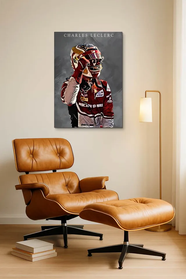 Living Room Okuma Caramel Eames Lounge