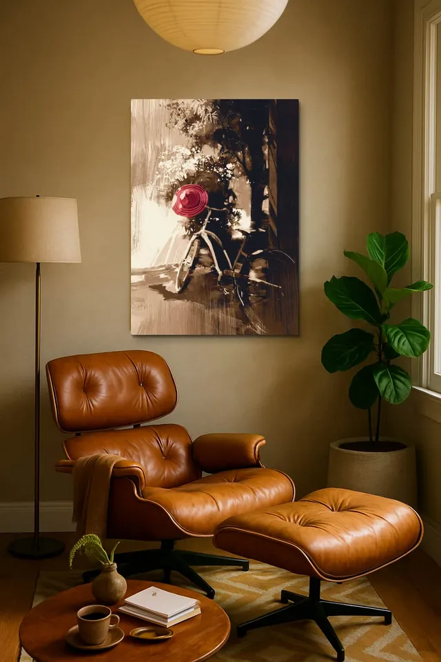 Living Room Calisma Midcentury Eames Corner