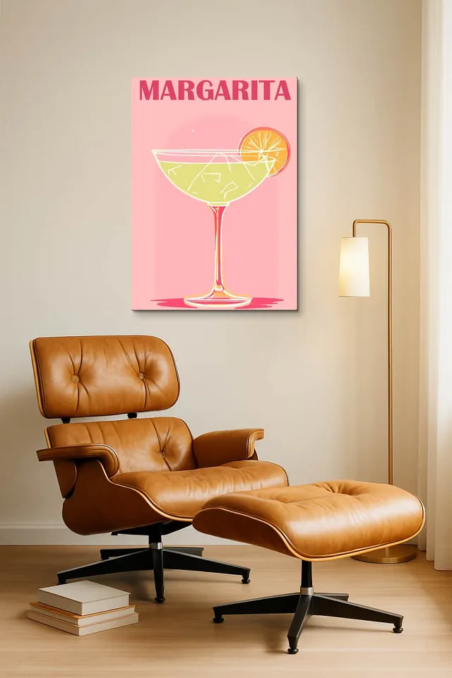 Living Room Okuma Caramel Eames Lounge