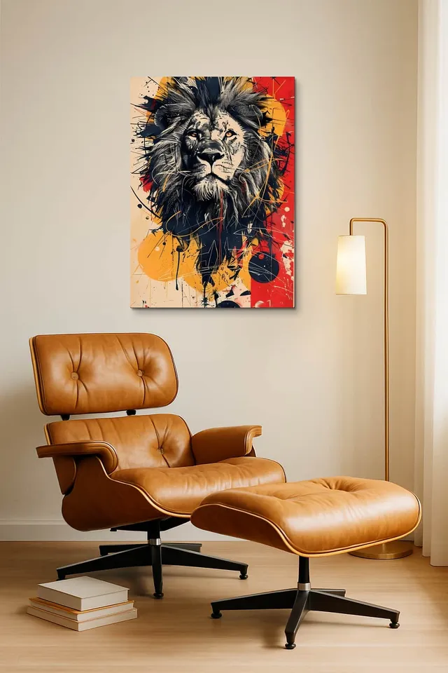Living Room Okuma Caramel Eames Lounge
