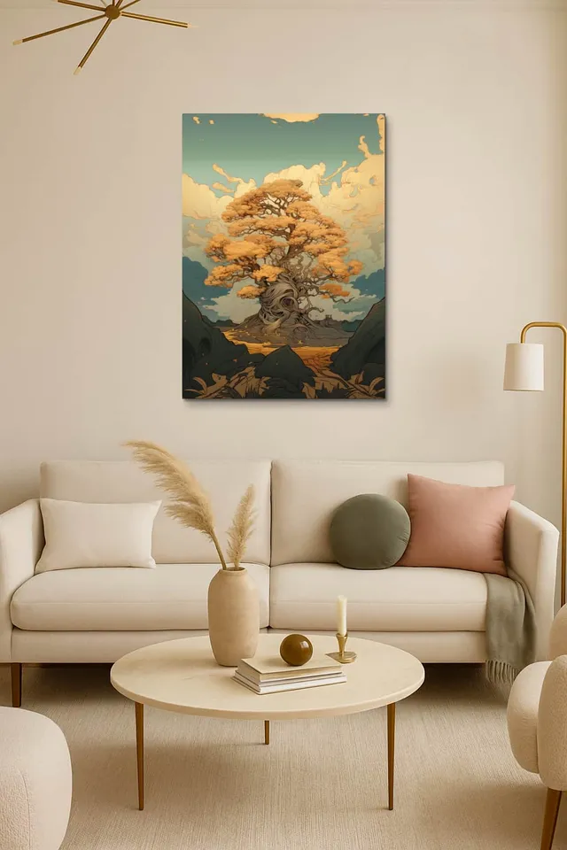 Living Room Salon Decor Cream Armchair Pair