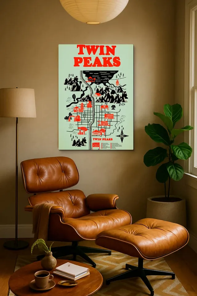 Living Room Calisma Midcentury Eames Corner