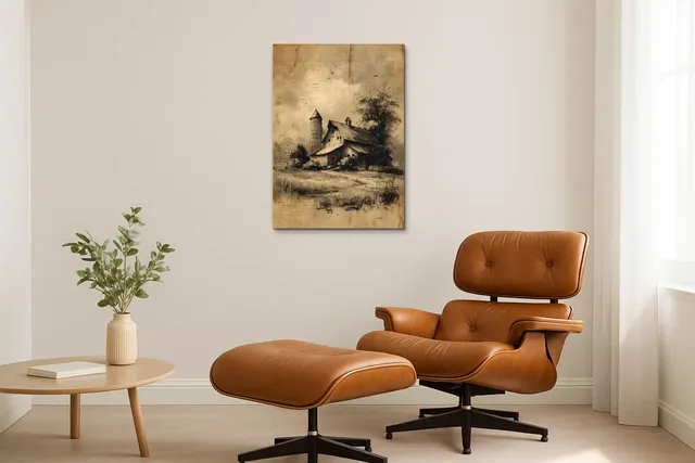 Living Modern Caramel Eames Solo Ls