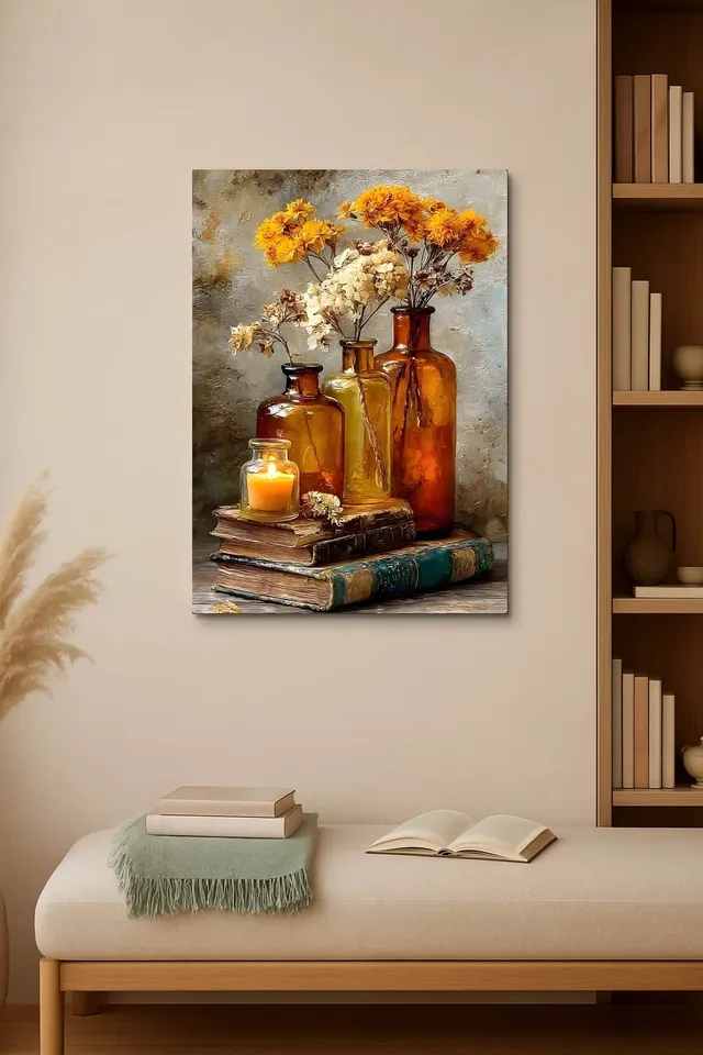 Living Room Okuma Pale Oak Shelves Nook