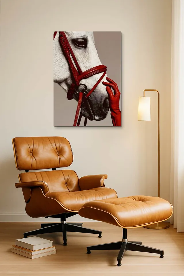 Living Room Okuma Caramel Eames Lounge