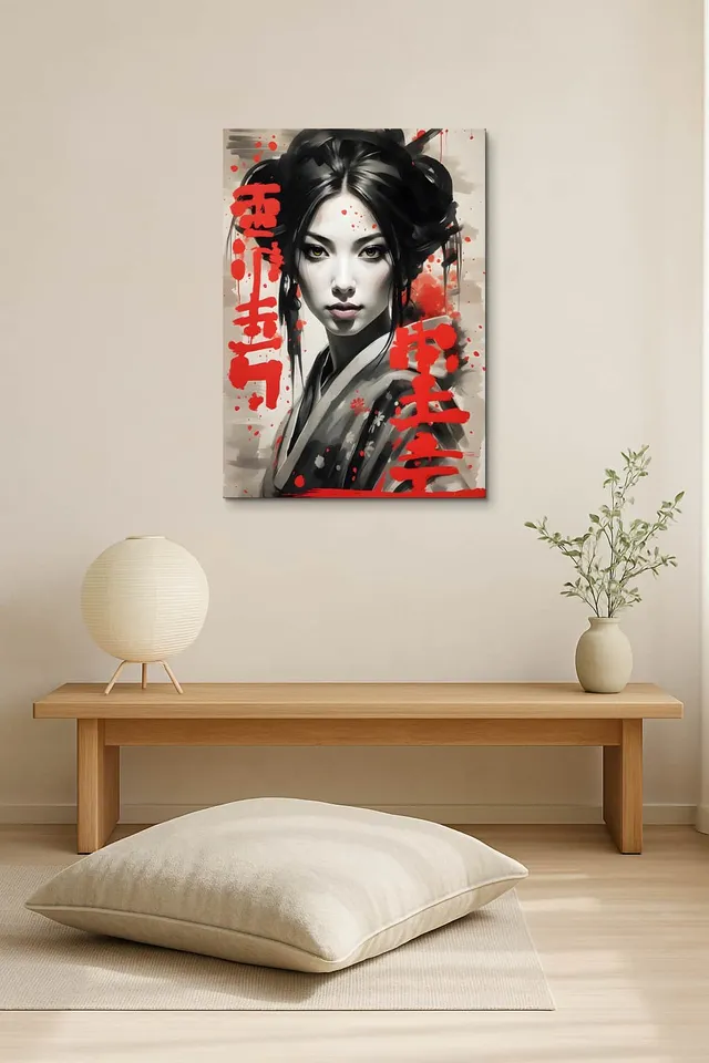 Living Room Salon Japandi Bright Corner
