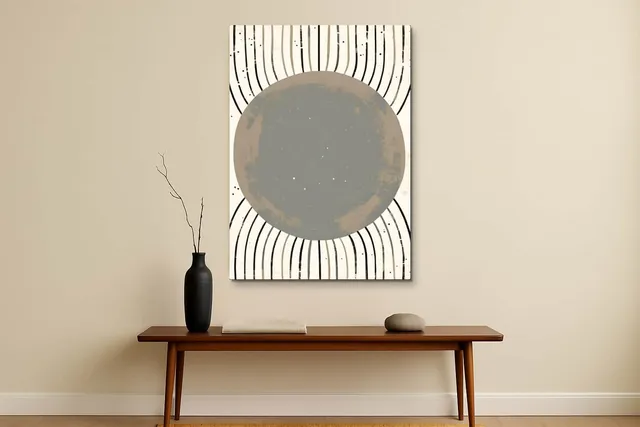 Living Modern Slim Walnut Console Only Ls