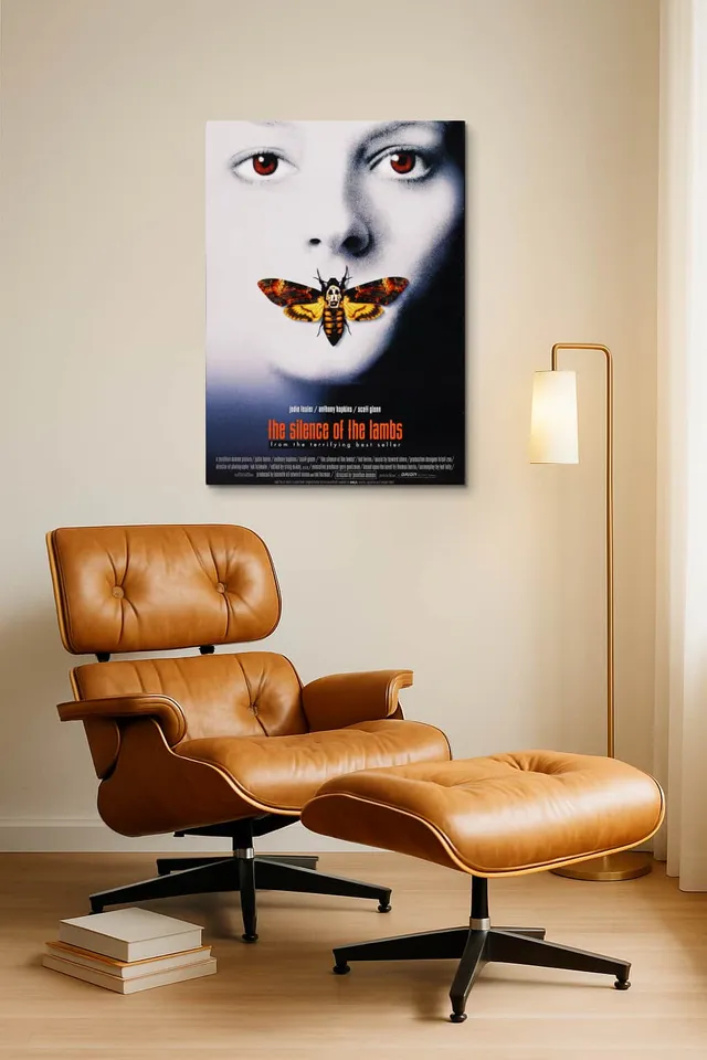 Living Room Okuma Caramel Eames Lounge