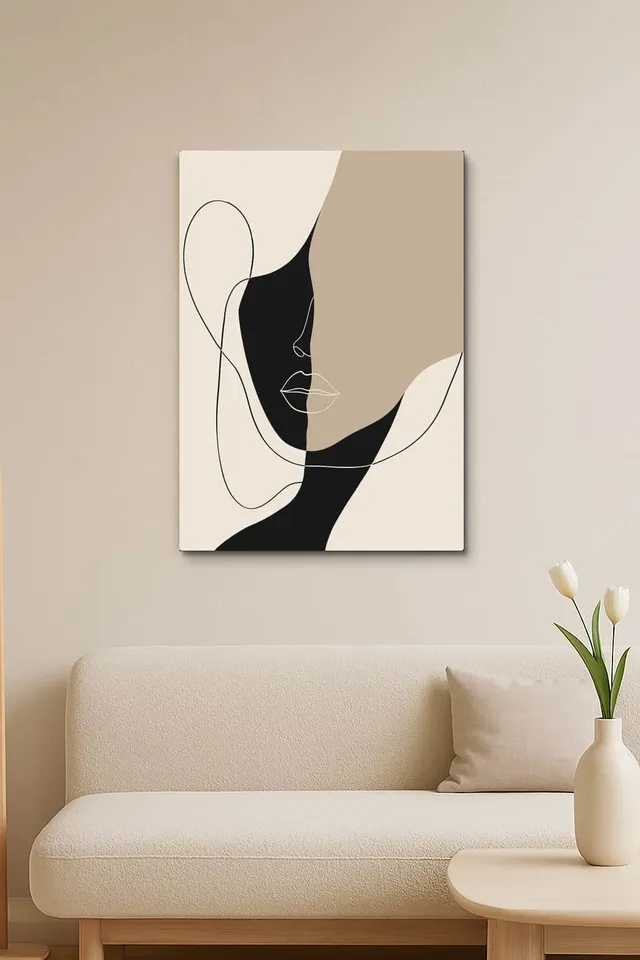 Living Room Salon Nordic Pure White