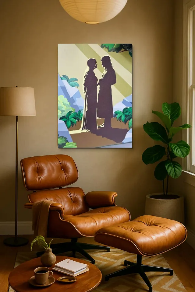 Living Room Calisma Midcentury Eames Corner