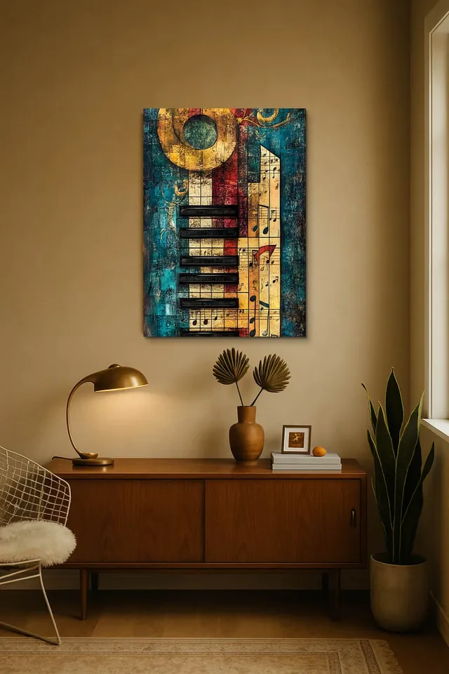 Living Room Midcentury Walnut Credenza