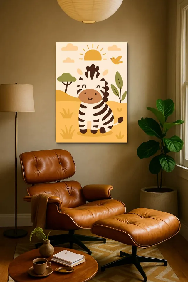 Living Room Calisma Midcentury Eames Corner