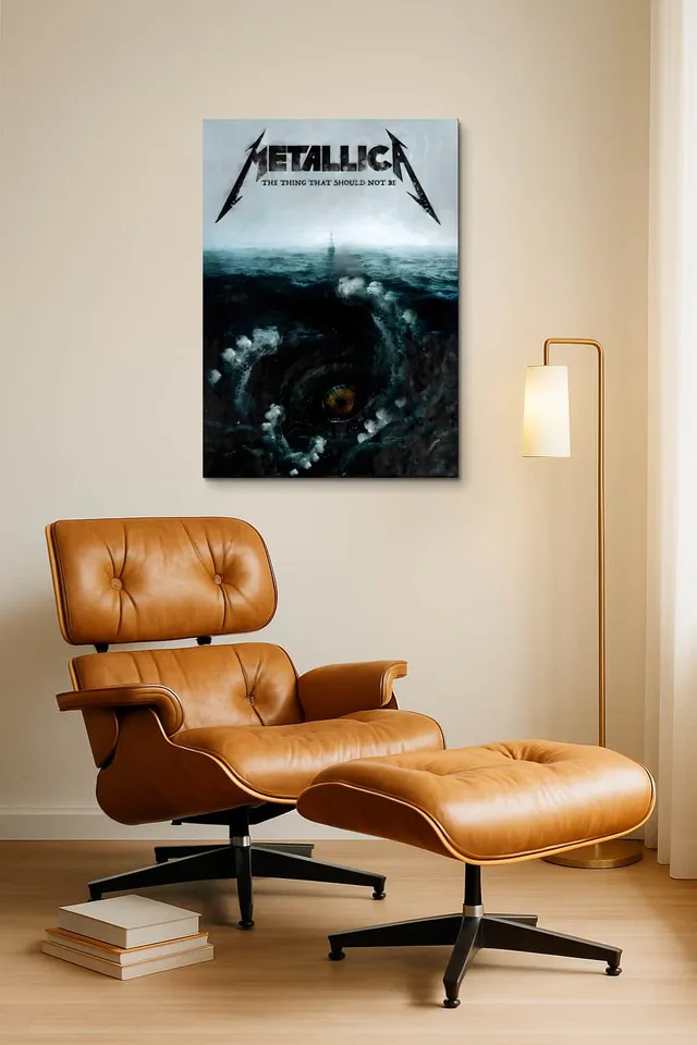 Living Room Okuma Caramel Eames Lounge