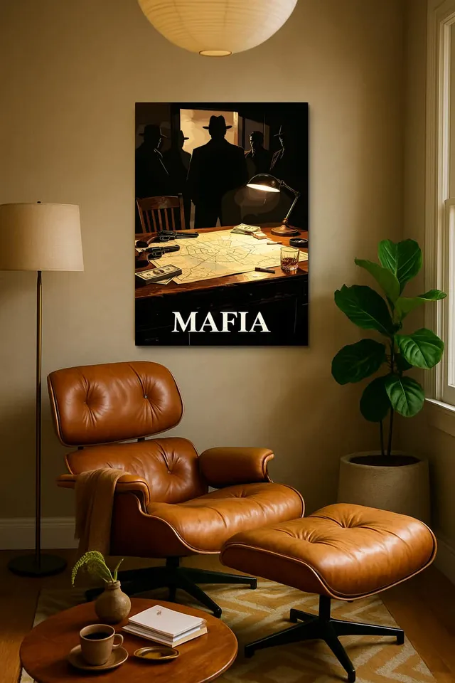 Living Room Calisma Midcentury Eames Corner