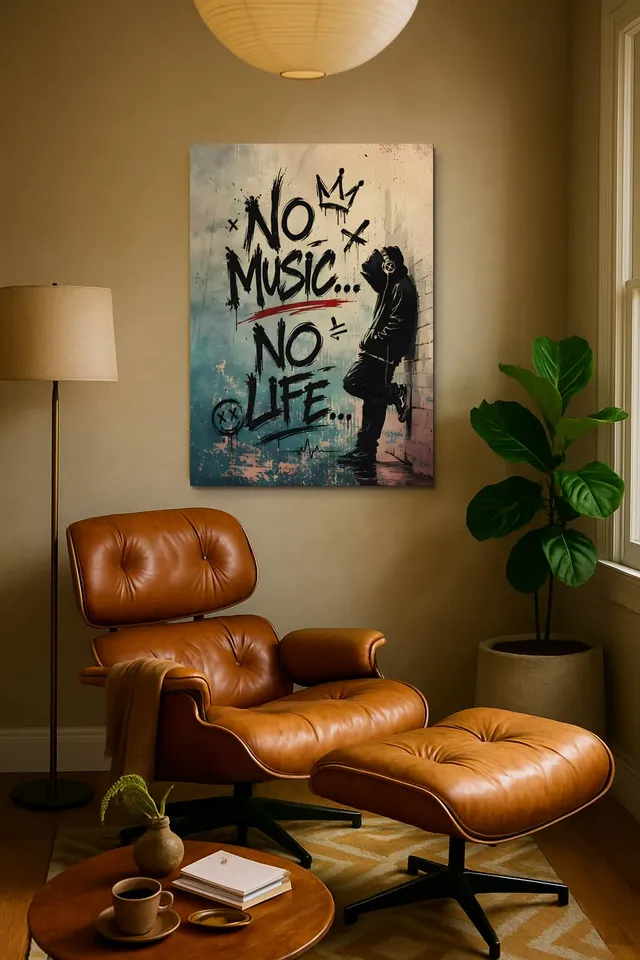 Living Room Calisma Midcentury Eames Corner